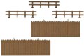 Забор деревянный Busch HO (6015)